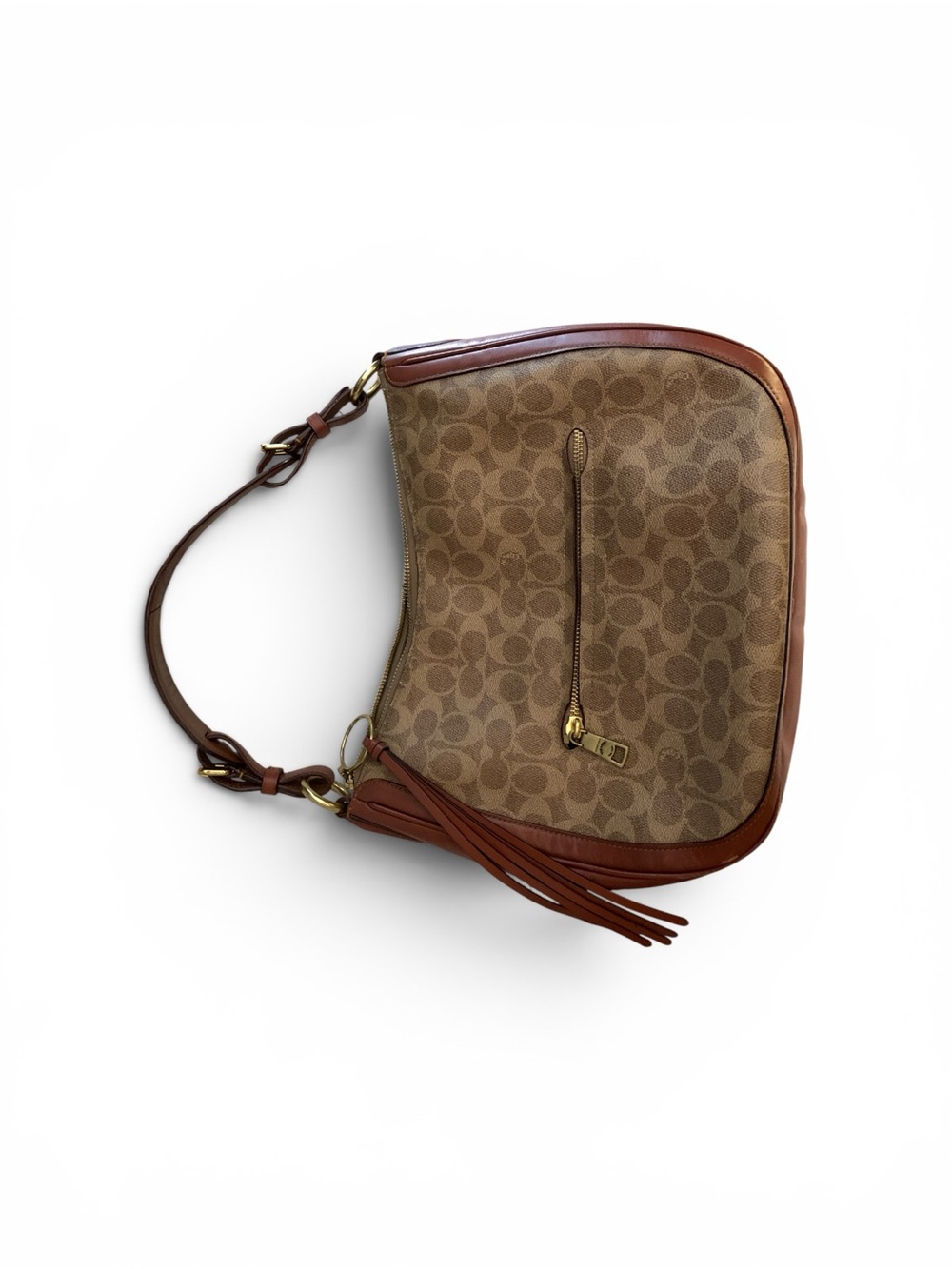 COACH Sutton Signature Canvas Hobo - Picture 3 of 9